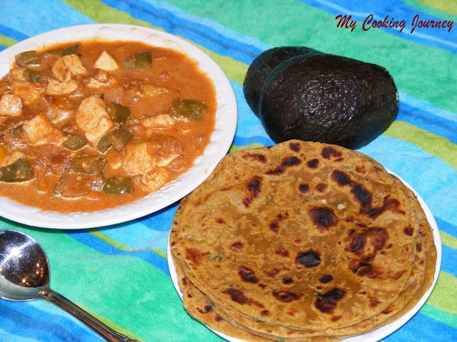 Avocado Paratha (Indian Flatbread with Avocado)