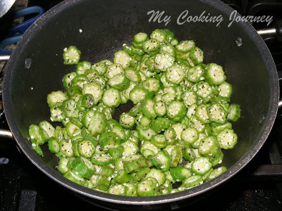 Okra pachadi %%