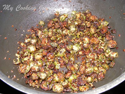 Okra pachadi %%