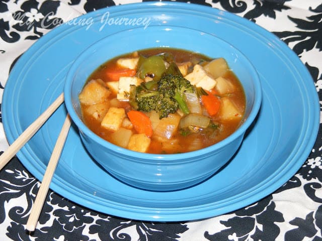 Sweet and Sour vegetable with Tofu