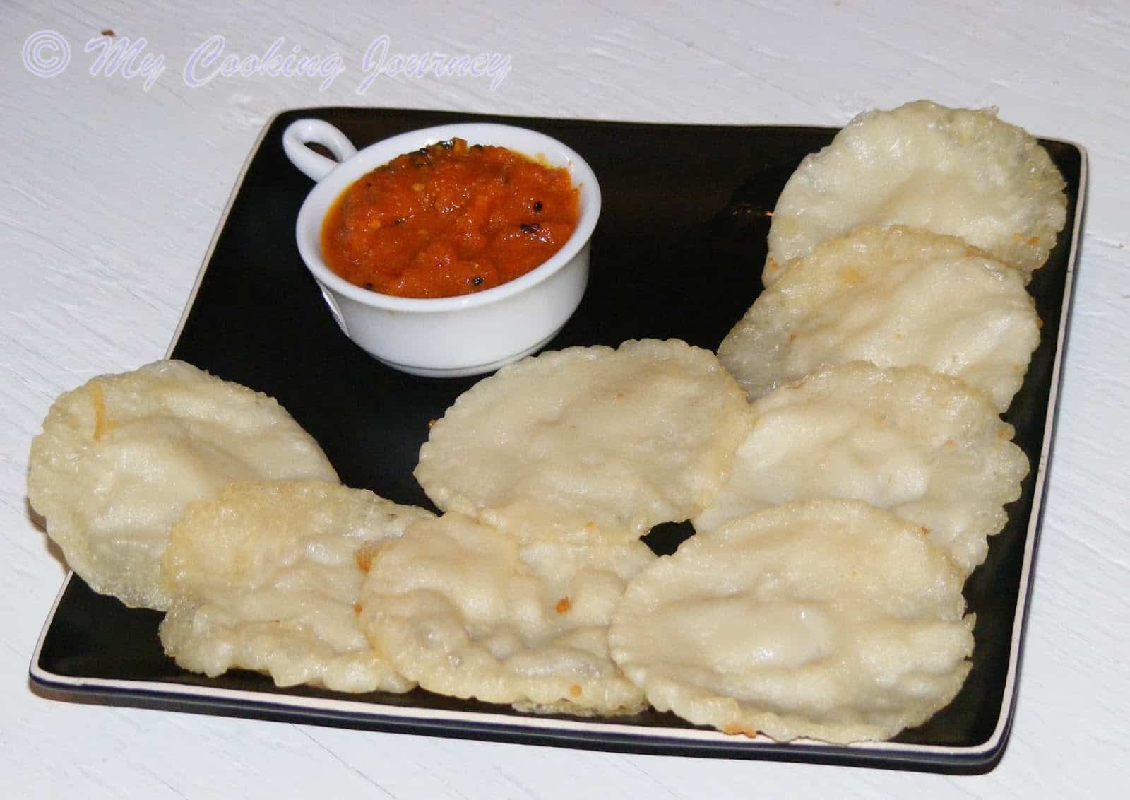 Vellai Paniyaram and Milagai Chutney – Chettinad Special Combo