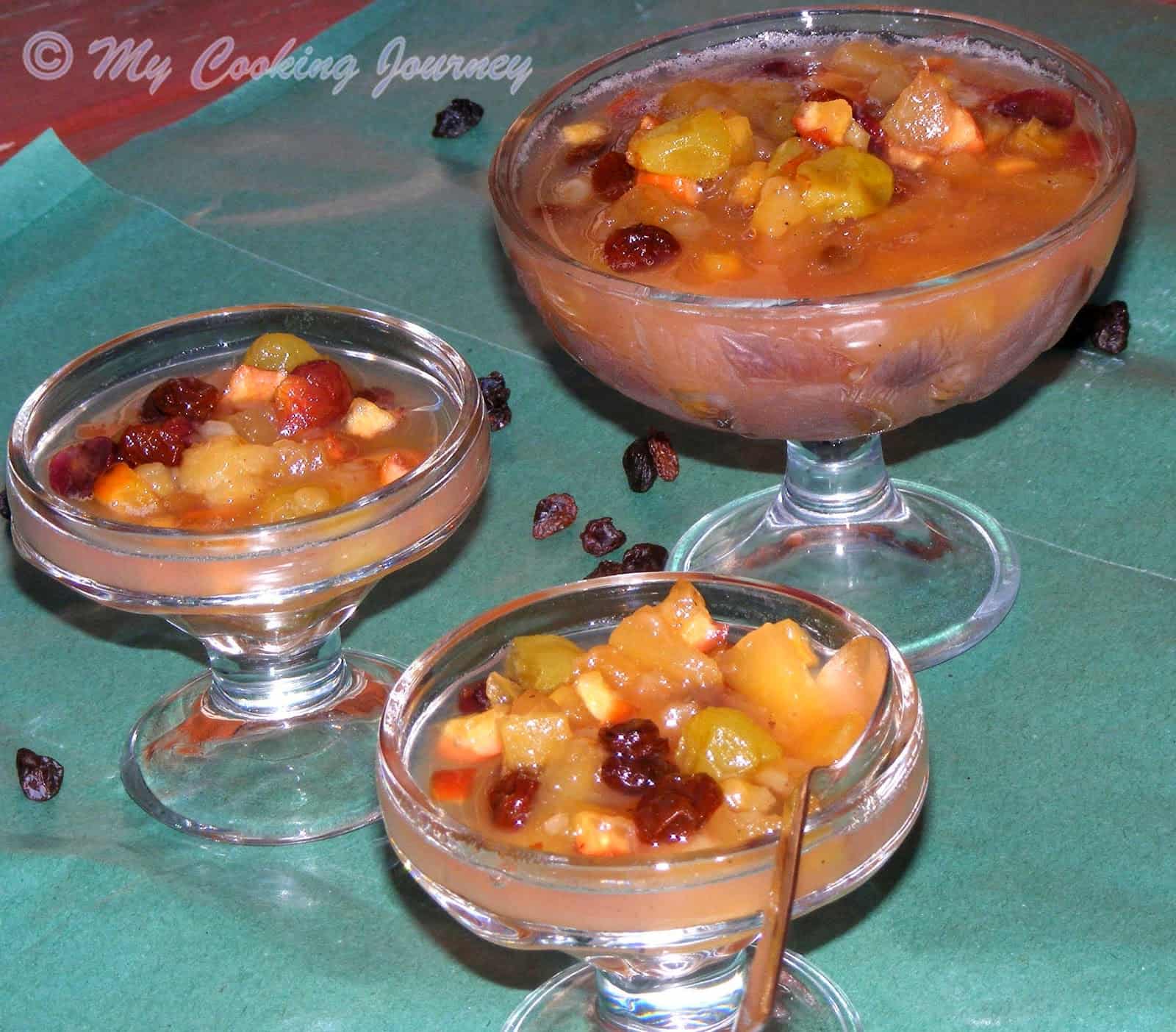 Mixed Fruit Pachadi / Pazham pachadi