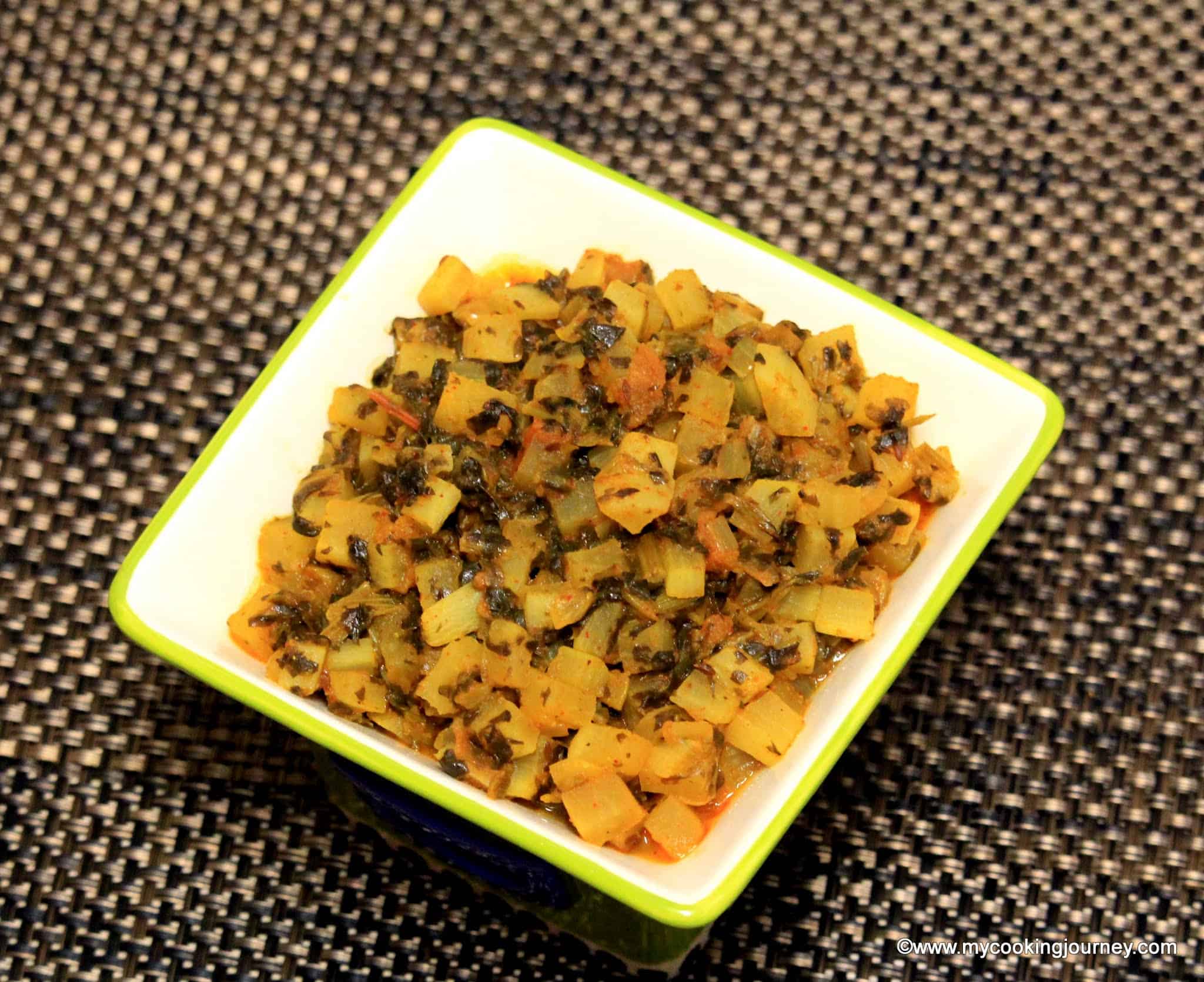 Mooli Palak Subzi – Radish and Spinach Subzi