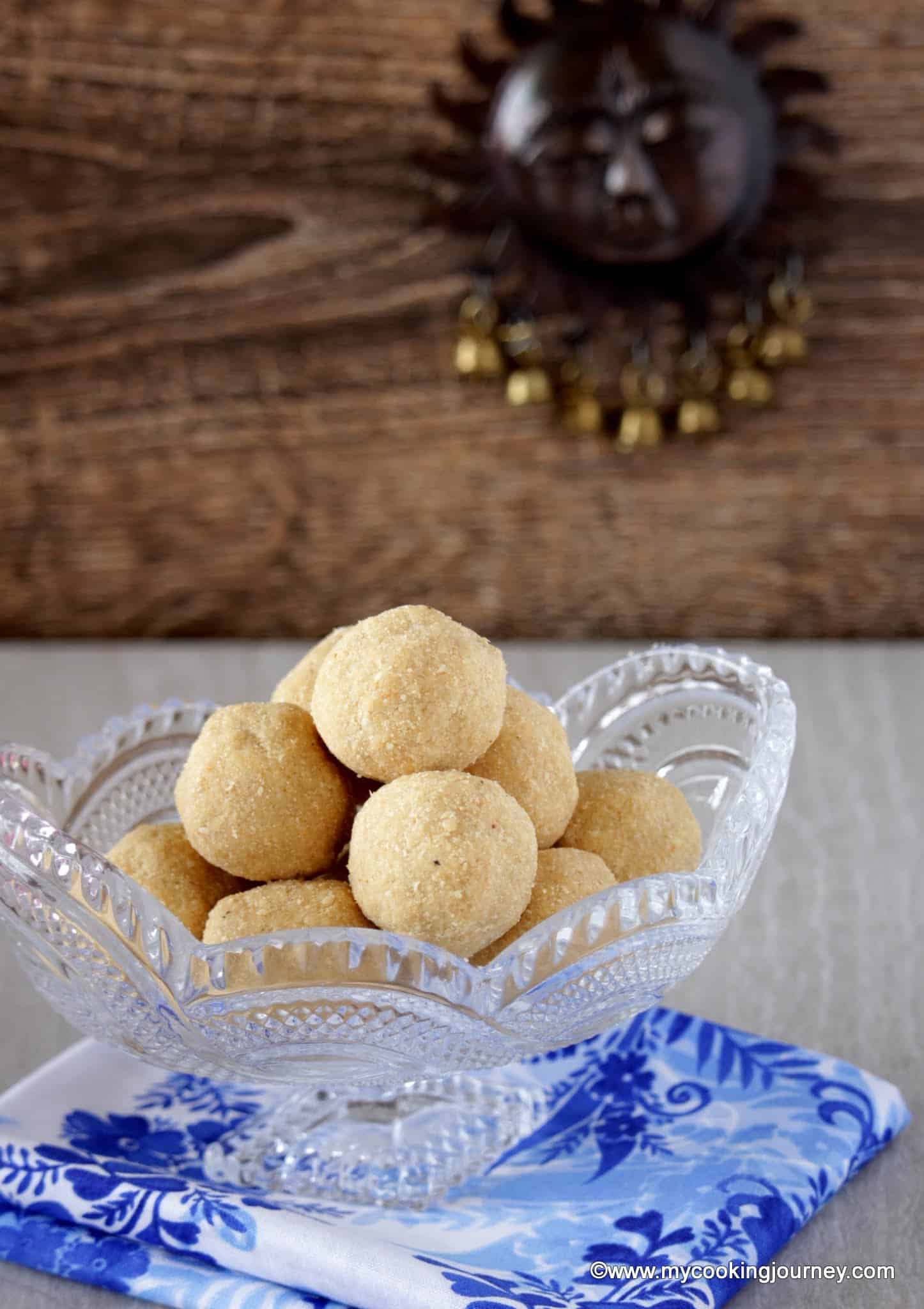 E for Ellu Urundai – Sesame Balls with Jaggery