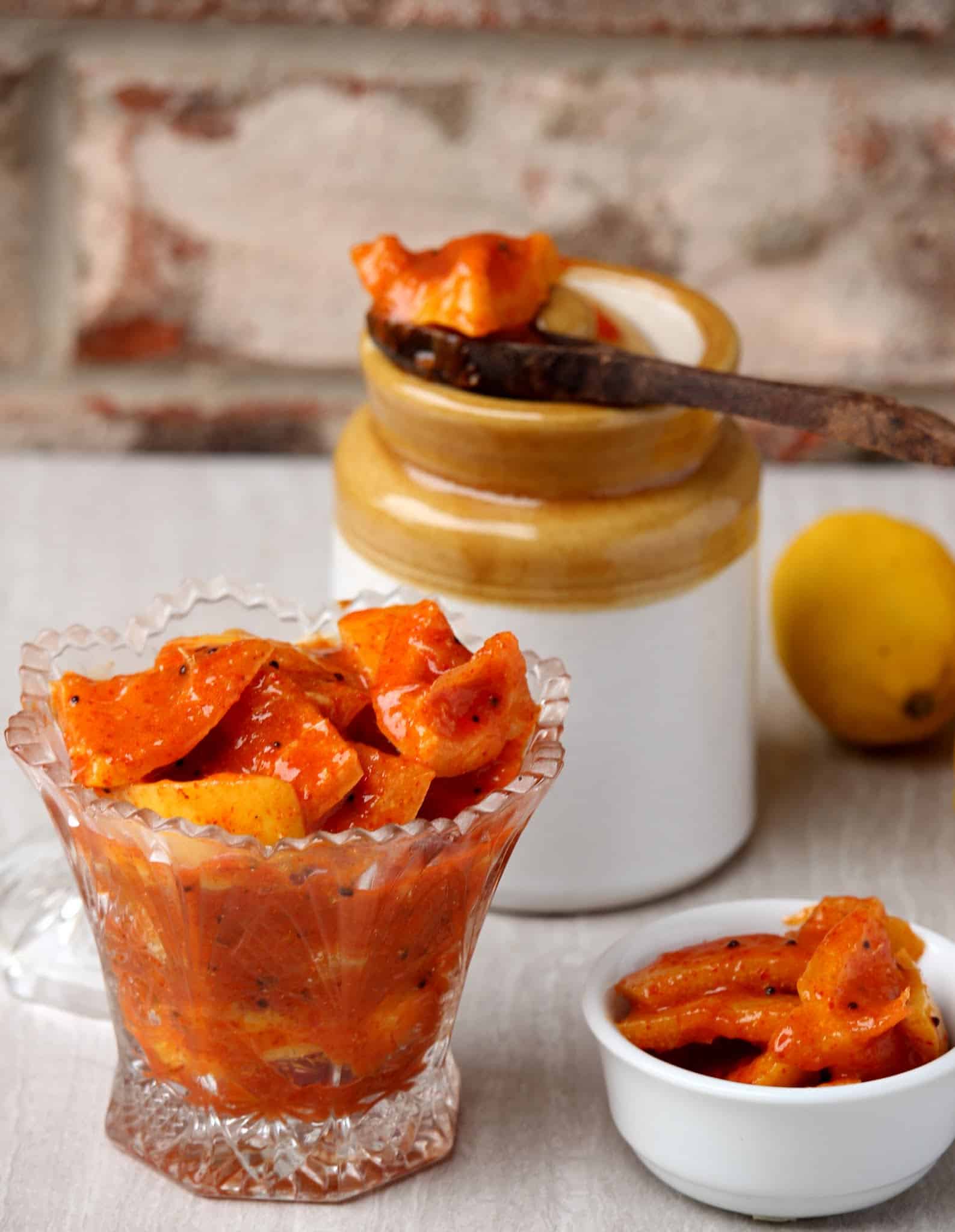 L for Lemon Pickle – Elumichampazham Urugai – Nimbu Ka Achaar