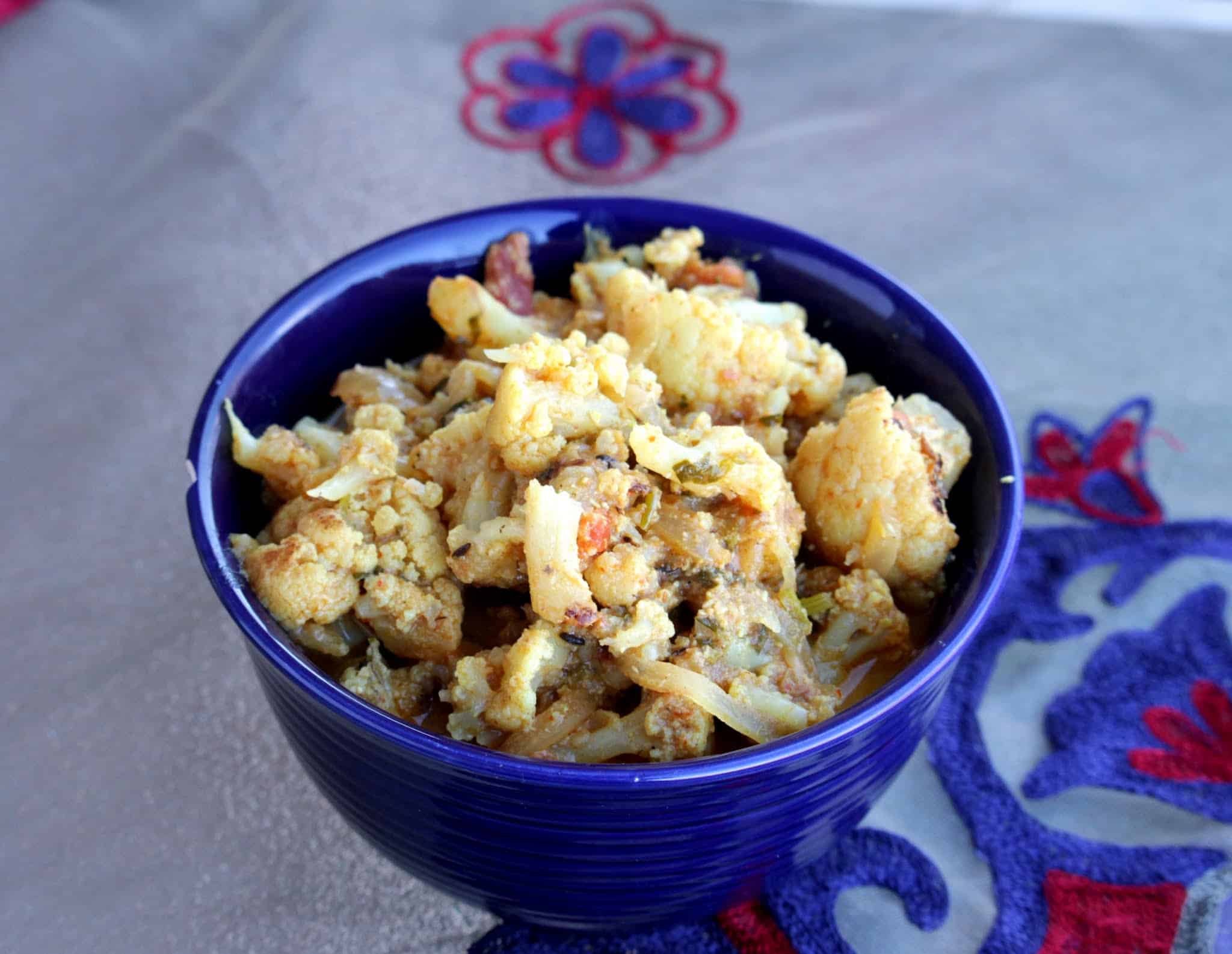 Cauliflower Kurma Cauliflower Kurma