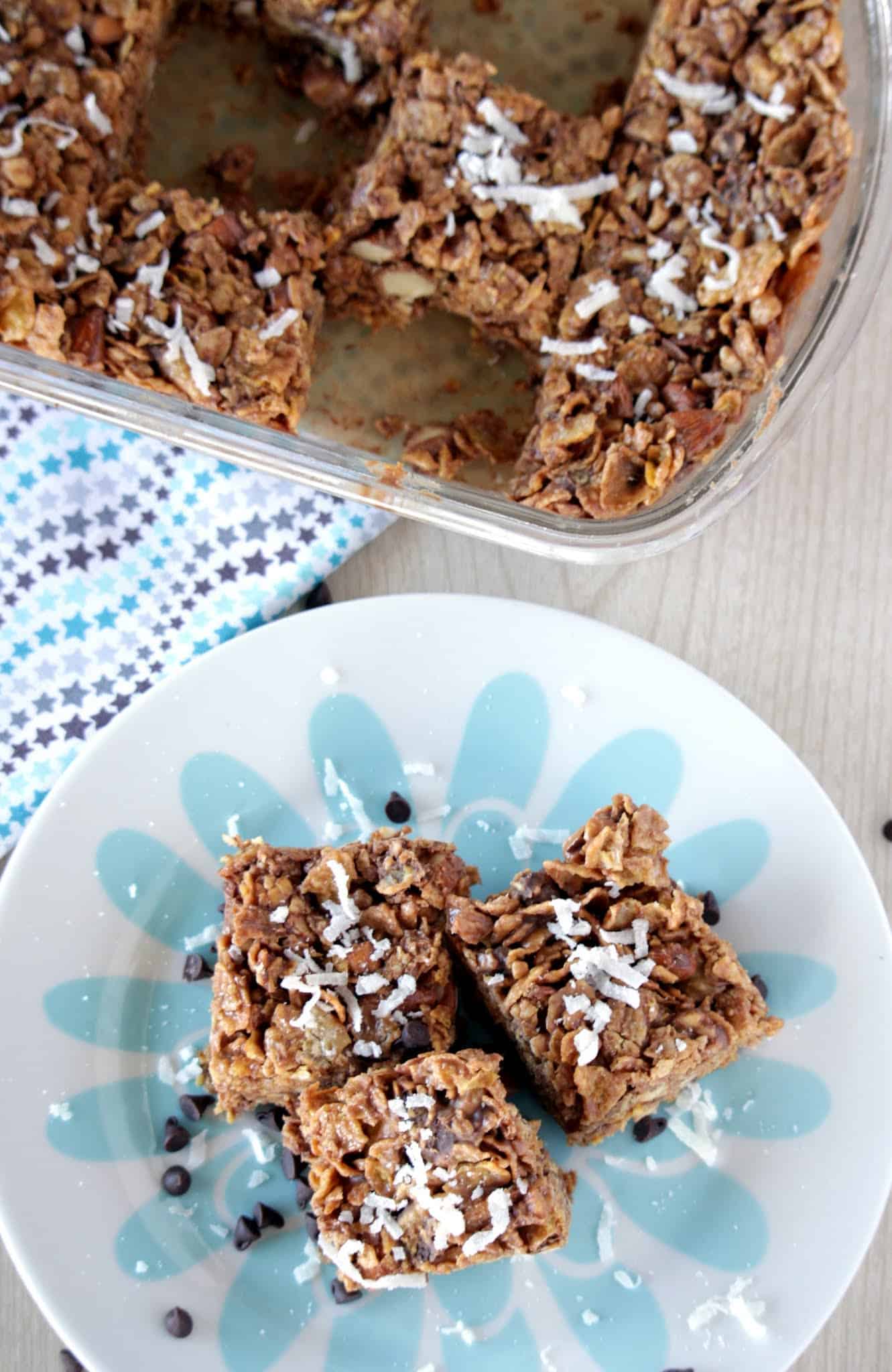 No Bake Peanut Butter Cereal Bar – Peanut Butter chocolate Cereal Bar