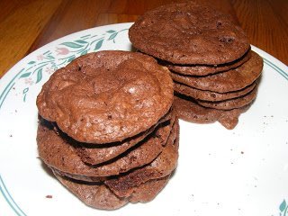 Double Chocolate Cookies in a plate