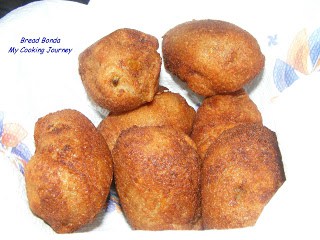 Fried Bread Bonda in a bowl