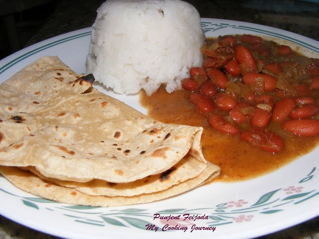 Pungent Feijoda in a dish