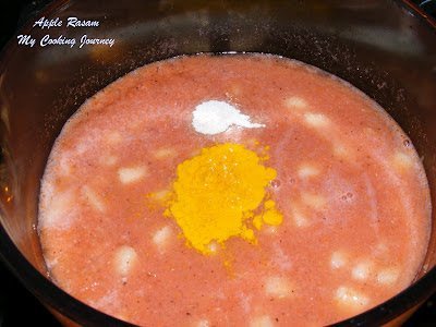 Adding spices in Tomato mixture