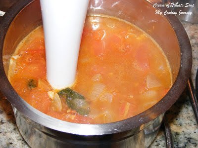 Mixing the Tomato Soup
