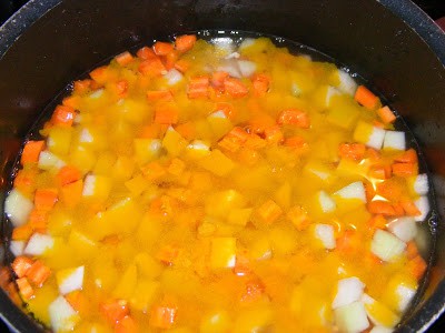Cooking Carrot and other vegies with water