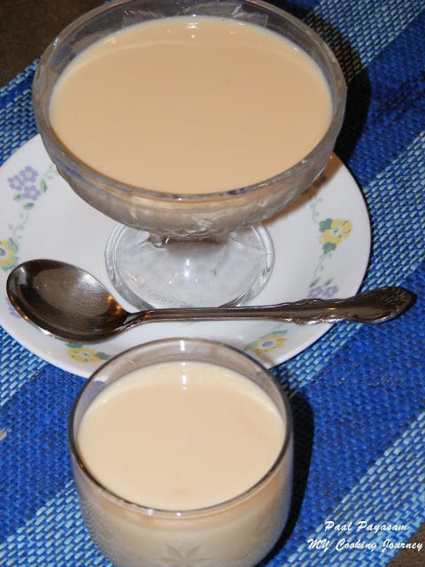 paal payasam in a bowl