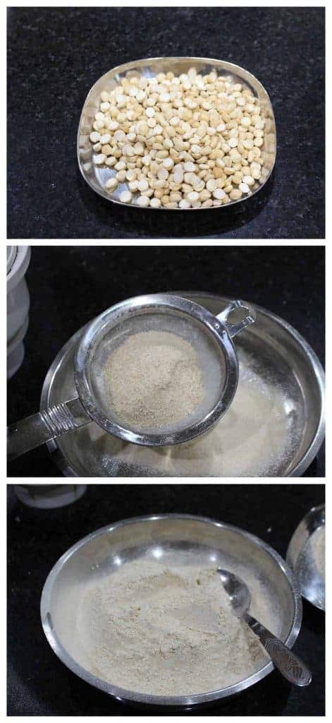 How to make roasted gram flour / Pottukadalai maavu
