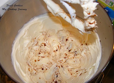 cream butter and sugar in mixer beater