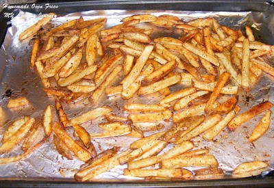 Baked fries from the oven