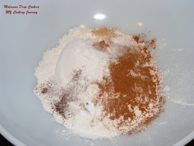 ground spices, salt and baking soda