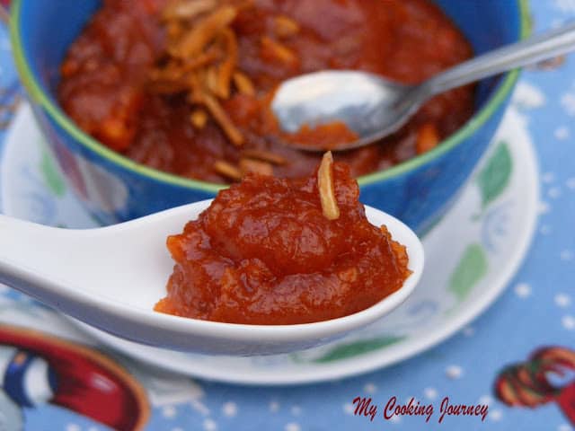 Asoka Halwa - Finished product