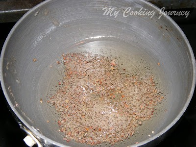 heating mustard seeds