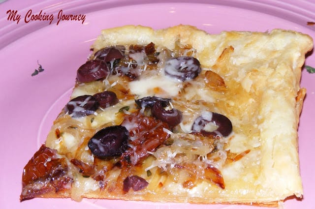 How to make Sun dried tomato and Onion tart.