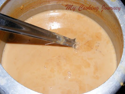 Add the ingredients for Milk Kheer in a cooker