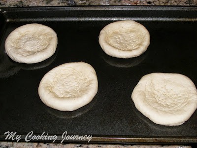 shaped dough ready to bake