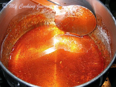 making sugar syrup