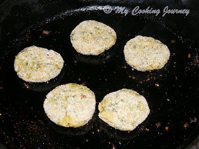Heat a pan and fry the cutlets
