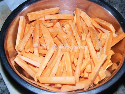 Baked Sweet potato fries %%