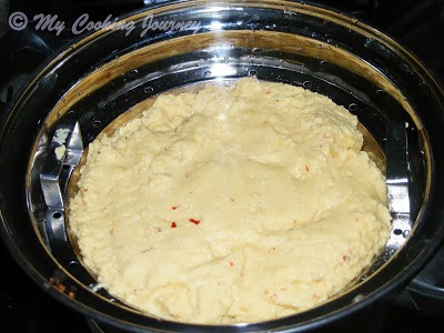 Grounded paste in a Bowl