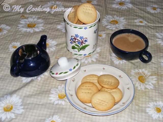 Butter Biscuits served with milk tea