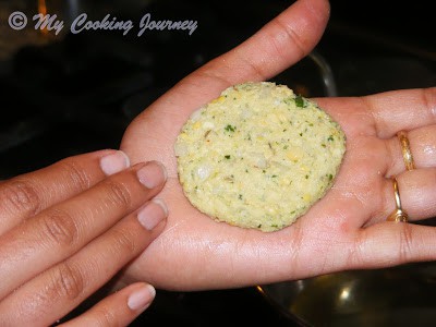 Flattened Vada Batter