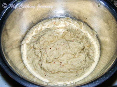 Batter for thavala vadai.