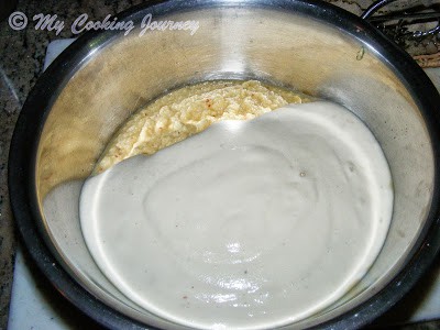 Batter for thavala vadai.