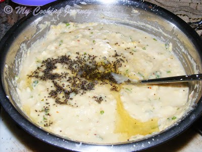 Mixing the Batter.