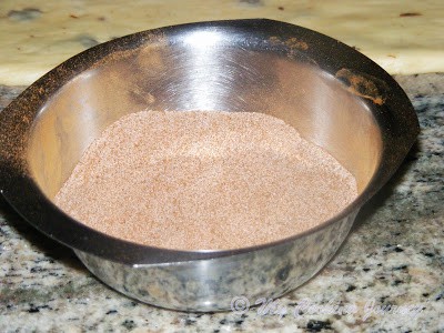 sugar and cinnamon mixture