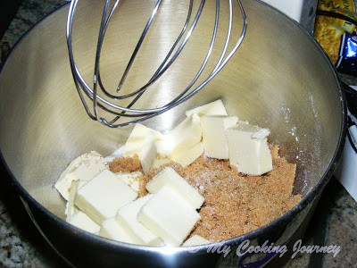 Mixing ingredients in bowl