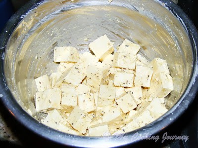 marinating the TOFU