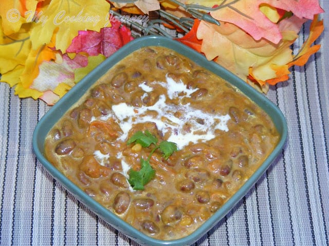 Rajma masala in a bowl