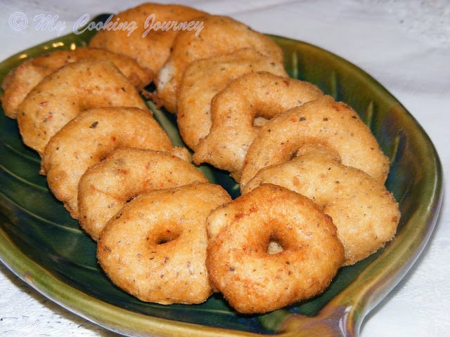 Cooled down Ullundhu vadai