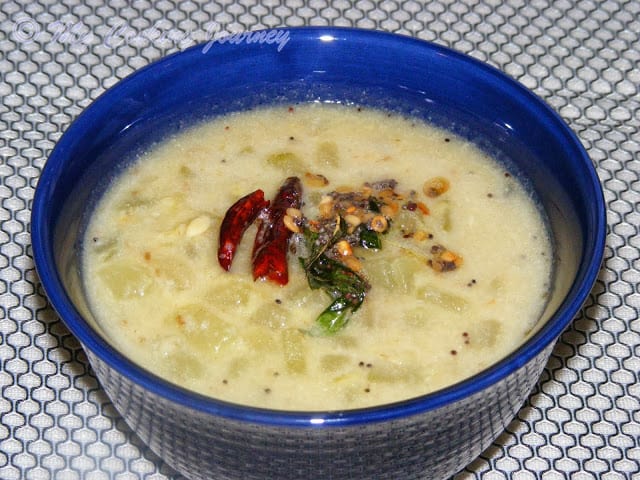 Vellarikkai Kootu in a bowl