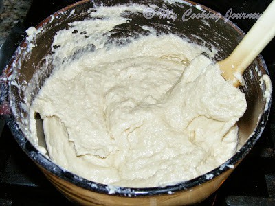 whisking to a smooth batter