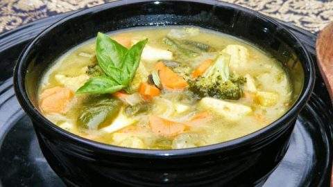 thai green curry in thai language