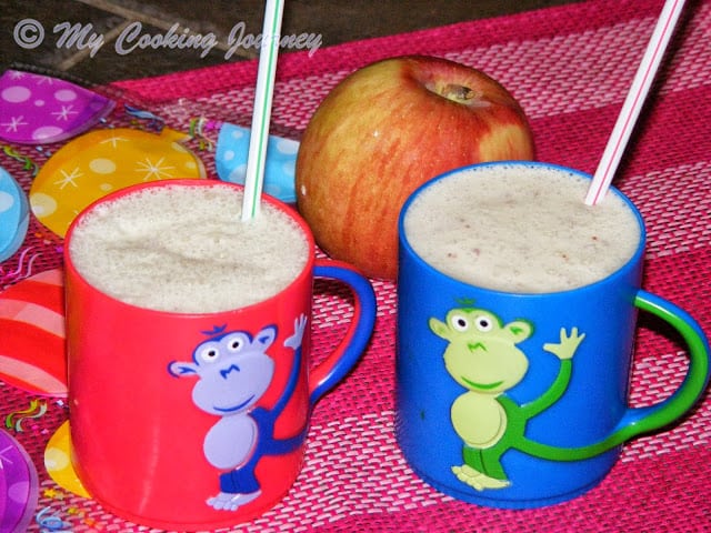 Apple Smoothie in a cup