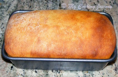 Bake Pumpkin Yeast bread in oven