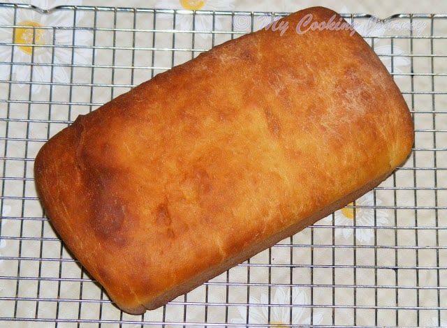 Pumpkin Yeast bread served on wire rack