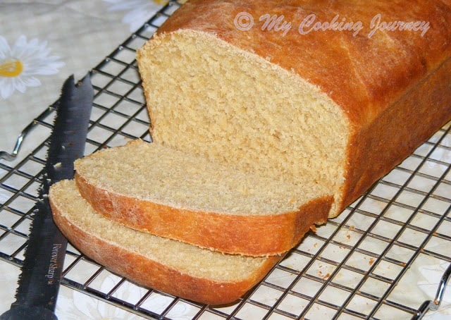 Pumpkin Yeast bread slices 