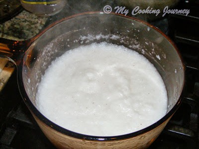 Cooking milk