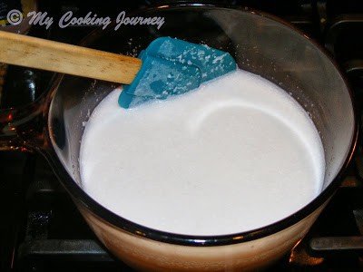 Cooking milk